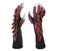 Zagone Studios Red Dragon Claws Hands Adult Cosplay Costume Gloves