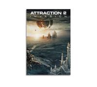 ZAHAABWS Attractions 2 Invasion Video Game Poster Poster Decorative Painting Canvas Wall Posters And Art Picture Print Modern Family Bedroom Decor Posters 24x36inch(60x90cm)