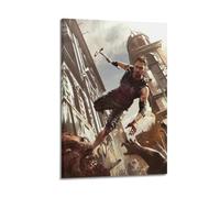 ZAHAABWS Game Dying Light Poster1 Poster Decorative Painting Canvas Wall Posters And Art Picture Print Modern Family Bedroom Decor Posters 08x12inch(20x30cm)