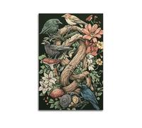 ZAHAABWS Knot Bird Poster on Nature at The Heart of The Cabin Poster Decorative Painting Canvas Wall Posters And Art Picture Print Modern Family Bedroom Decor Posters 20x30inch(50x75cm)
