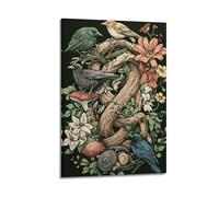 ZAHAABWS Knot Bird Poster on Nature at The Heart of The Cabin Poster Decorative Painting Canvas Wall Posters And Art Picture Print Modern Family Bedroom Decor Posters 12x18inch(30x45cm)