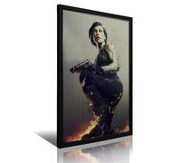 ZAHAABWS Movie Resident Evil Poster52 Retro Framed Decorative Painting And Art Picture Print Modern Family Bedroom Decor12x18inch(30x45cm)