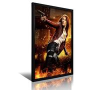 ZAHAABWS Movie Resident Evil Poster54 Retro Framed Decorative Painting And Art Picture Print Modern Family Bedroom Decor08x12inch(20x30cm)