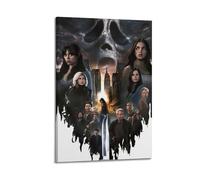 ZAHAABWS Movie Scream VI Poster Poster Decorative Painting Canvas Wall Posters And Art Picture Print Modern Family Bedroom Decor Posters 16x24inch(40x60cm)