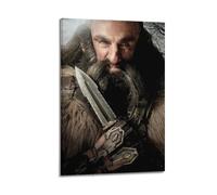 ZAHAABWS Movie The Hobbit An Unexpected Journey Dwalin Poster Poster Decorative Painting Canvas Wall Posters And Art Picture Print Modern Family Bedroom Decor Posters 24x36inch(60x90cm)