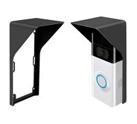 Zahala Battery Ring Doorbell Rain Cover Bracket kit Compatible with Video Doorbells 2/3/3Plus/4, Video Doorbell Mounting Plate Bracket Wedge Kit Rainproof and Anti Glare