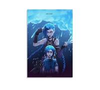 Zahantu Arcane Poster Anime Comics Tv Series Retro Vintage Manga Jinx Cover Posters for Room Aesthetic Canvas Wall Art Bedroom Decor12x18inch(30x45cm)