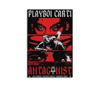 Zahantu Playboi Poster Carti Music Vintage Collage Comic Music Posters for Room Aesthetic Canvas Wall Art Bedroom Decor16x24inch(40x60cm)