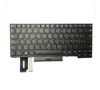 Zahara 01YP452 German Layout Keyboard (Large Entry Key) for Lenovo Thinkpad E480 E485 T480s L480 L490 L380