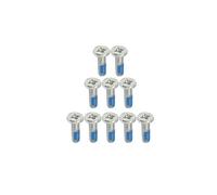 ZAHARA 10PCS Sliver Bottom Case Base Cover Screws Replacement for ASUS Chromebook Flip C425 C425TA C433 C433TA