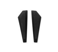 ZAHARA 2pcs D-Shell Rubber Foot Strips Rubber Feet for MSI MS-1582 Katana GF66 11UC Rubber Feet for PC Case Rubber Feet Black