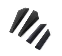 ZAHARA 4pcs D-Shell Rubber Foot Strips Rubber Feet for MSI MS-1582 Katana GF66 11UD Rubber Feet for PC Case Rubber Feet Black