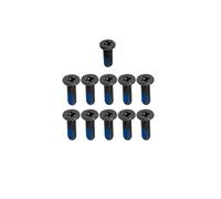 Zahara Black Lower Bottom Base Cover Case Screws Replacement for ASUS Chromebook CX1400 CX1500（10 Long&1 Short）