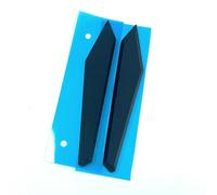 ZAHARA D-shell Bottom Cover Rubber Foot Strips Non-Slip Bumper Feet for XMG APEX 17 XAP17L23 XAP17M23 Rubber FEET (Tapis de pied épais)