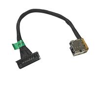 ZAHARA DC In Power Jack Charging Port Cable for HP Omen 17CB Series 17CB0002CA 17CB0020NR 17CB0030NR N18E L57359001 L52814S42 L52814F42 L52814Y42 Prise Charge Port