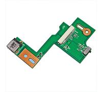 ZAHARA DC POWER JACK SOCKET SWITCH BOARD Replacement for ASUS N53JF N53DA N53SM N53SVSX858V