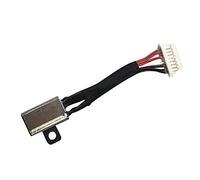 Zahara DC Power Jack with Cable Socket Plug Replacement for Dell Inspiron 15-7558 15-7568 15-7569 15-7579 7580 7570 P55F P58F JDX1R, 0JDX1R, P57G, PF8JG, 0PF8JG 450.07R03.000 450.07R03.0021