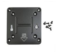 ZAHARA Intel NUC Vesa Mount Bracket Monitor Back Mount VESA Screen Bracket with 8PCS Screws for Intel NUC 4 5 6 7 8 10 11 13th Mini-Host Display Back VESA Mounting Kit Compatible with Intel NUC