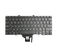 Zahara Keyboard with Backlit US Replacement for Dell Latitude 7400 3400 5400 7410 5401 5410 5411 RN86F 0RN86F NOT Fit for Latitude 7400 2-in-1 (Black)