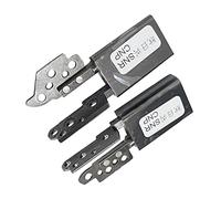 ZAHARA L&R Left & Right LCD Screen Hinge Bracket Pair Kit Set Arm for Dell Latitude 7420S E7420S 7420 2-in-1 0J0D64 08FTGT J0D64 8FTGT (Color: Black)