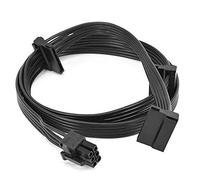 Zahara PCI-E 6 Pin 1 to 3 SATA 15 Pin Power Cable for C ORSAIR CX850M CX750M CX600M