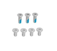 Zahara Silver Lower Bottom Base Cover Case Screws Replacement for Lenovo Slim 7-14、IdeaPad Slim 7 Pro、Slim 7 14IAP7 82SX、Slim 7 14ARH7 82UV、IdeaPad Slim 7 Pro-14IHU5 82QT（3 Long&4 Short）