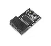 ZAHARA TPM 2.0 LPC Module 14-Pin 1 Remote Card Security Accessory with Encryption Motherboard for ASUS for ROG STRIX B350-F GAMING/ROG STRIX B360-G GAMING/ROG STRIX B365-F GAMING SLB9665
