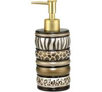 Zahari Home Safari Stripes Stylish Soap Dispenser Modern Classic Luxury Decor Animal Print Western Design Lotion Pump