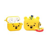 ZAHIUS Airpods Pro Silicone Case Funny Cover Compatible for Apple Airpods Pro [3D DSN Cartoon Pattern][Best Gift for Girl Boy] (Winnie)