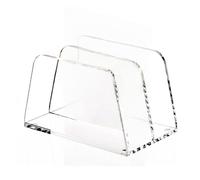 Zahoken Acrylic File Holder | Clear Desk Accessories - Desktop File Folder Organizer Rack,for Office School Study Bed Kitchen Document Cookbook Bible Piano Score Album Adults Students Kids