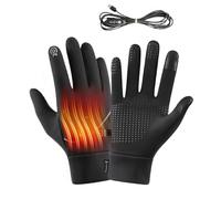Zahoken Heating Gloves - Warming Gloves for Driving,Touchscreen Mittens USB Heating for Cold Weather Commuting Skiing Snowboarding Winter Festival Cold Climate Residents
