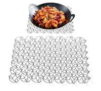 Zahoken Metal Trivet, 304 Stainless Steel Hot Pot Holder, Table Mat Heat Resistant, Worktop Saver Work, Rustproof Metal Coaster, Protector Metals Mat For Kitchen Dining Countertop Table
