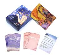 Zahoken Tarot Cards Deck - Tarot Divination Tools - Fate Divination Playing Entertainment Fun Board Game for Kids Adults Gathering Parties Family