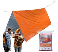 Zahoken Tube Tent,2-Person Outdoor Camping Tent - Lightweight Windproof Waterproof Thermal Sack Blanket Tarp Sleeping Bag Lifesaving for Men Women Mountaineering Camping Hiking