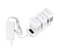 ZahoTse Battery Charger for DJI Phantom 4 Drone DJI Phantom 4 Charger, Memory that charges three batteries one at a time, Charge accessories (Phantom 4, 3 in 1)