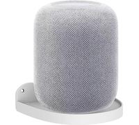 ZahoTse For Apple Homepod 1/Homepod 2 Holder, Apple Homepod Wall Mount Stand, Homepod 2 Holder Accessories with Integrated Cable Management, Smart Home Speaker Accessories Rack (White, JT01) 2 Pieces