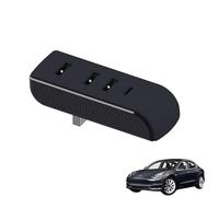 ZahoTse Für Tesla Modelle/3 Handschuhfach Dockingstation 4-in-1 USB Hub HUB Konverter Kopf Multi-Port Handschuhfach Hub Flash Drive Dockingstation (schwarz)