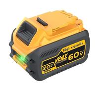 ZahoTse Replacement Battery for Dewalt 20V/60V,Compatible with DCB200/DCB203/DCB204/DCB205/DCB206/DCB209/DCB180/DCB182/DCB183/DCB184/DCB185/DCB606/DCB609 (4500mah,1 PCS) Black