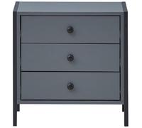 Zahra Bedside Cabinet - 3 Drawer - Variant Available