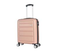 ZAHRAB Cabin Suitcase | 35L Carry On Suitcase, Cabin Bag 55x40x20 with Combination Lock | Hard Shell Suitcase with 4 Wheels Cabin Luggage, Cabin Bags 55 x 40 x 20 Approved (Rose Gold, 55x40x20 cms)