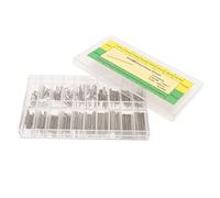 ZAICOLER 0.9mm Watch Band Link Cotter, Watch Band Link Cotter 300 PCS 0.9mm Watch Band Link Cotter Stainless Steel Watch Band Strap Link Pins Assortment Replacement Kit Watch Band Pin 8mm-2