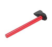 ZAICOLER 1:10 Scale Simulated Metal Axe for Axial Scx10 RC Crawler Car, Durable Aluminum Alloy RC Decoration Tool, Attractive Car Modification Accessory for Enthusiasts (Red Black)