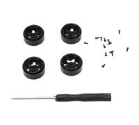 ZAICOLER 1/30 RC Car Five Spoke Wheel Hub Set with Reliable Construction for Enhanced Climbing Performance and Easy Installation, Aluminum Alloy, 4 Pieces