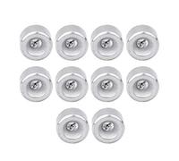 ZAICOLER 10 Pcs 50g Calibration Weights, Standard Mass Set with Hooks and Rings for Physics Experiments School Teaching Tool