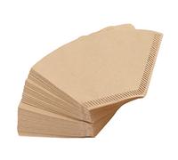 ZAICOLER 100 Count Cone Coffee Filters Natural Paper for Drip Coffee Makers and Pour Over, 1 to 2 Cups, Pure Fiber, Convenient Single Use