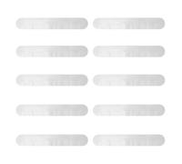 ZAICOLER 10pcs Hair Extension Heat Shield Protective Spacer Tool for Effective Hair Protection for Salon Use Made of PVC for Stylists