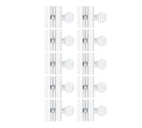 ZAICOLER 10Pcs Sliding Window Lock, Stainless Steel Safety Window Security Lock, Cabinet with Key Knob, Ideal for Wardrobe & Terrace