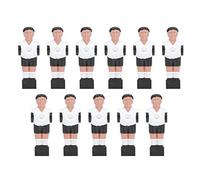 ZAICOLER 11Pcs 1.4M Table Soccer Ball Player Tournament Style Replacement Parts, Easy to Operate, Great for Foosball Enthusiasts