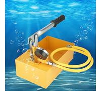 ZAICOLER 2.5Mpa Water Pressure Test Pump Durable Manual Hydraulic Tool for Pipeline Testing 25KG Aluminum