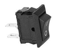 ZAICOLER 2-Pin Switch Rocker On/Off KCD11 20PCs Black for Various Industrial Equipment and Instruments Plastic